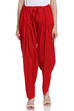 Off White Cotton Fusion Pants image number 0