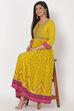 Lime Green Viscose Rayon Kalidar Kurta image number 0