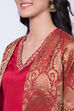 Yellow Polyester Viscose Straight Suit Set image number 1