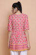 Pink Viscose Rayon Short Top image number 5