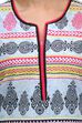 White Cotton Straight Kurta image number 4