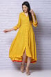 Mustard Viscose Rayon Dress image number 3