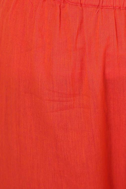Orange Poly Cotton Culottes image number 5