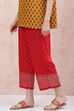 Red LIVA Palazzo Pants image number 2