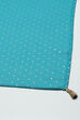 Turquoise Art Silk Dupatta image number 1