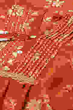 Rust LIVA Straight Printed Top image number 1