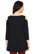 Black Straight Viscose Indie Top image number 4
