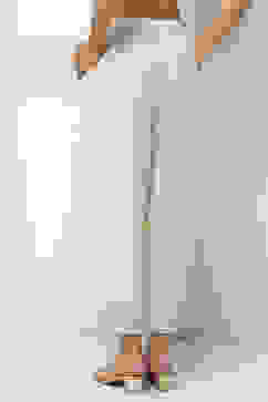 Ivory Cotton Blend Solid Pants image number 4