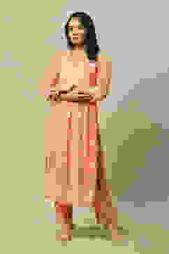 Coral LIVA Straight Printed Kurta Palazzo Suit Set image number 6