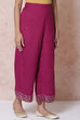 Wine LIVA Palazzo Pants image number 2