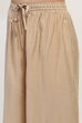 Gold Viscose Blend Palazzos image number 1