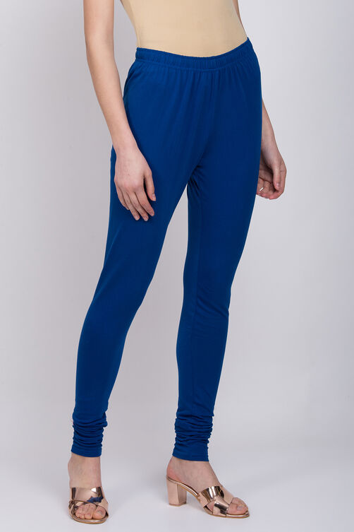 Blue Cotton Churidar image number 0
