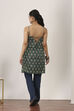 Green Cotton Straight Kurtas image number 3