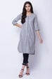 Pink Poly Cotton Straight Kurta image number 0