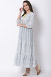 Grey Cotton Dress image number 2