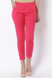 Pink Poly Lycra Slim Pants