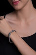 Oxidised Silver Metal Brass Bracelet image number 0
