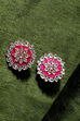 Wine Metal Brass Earring image number 1