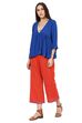 Orange Poly Cotton Culottes image number 8