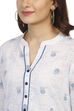 White Straight Cambric Cotton Kurta image number 1