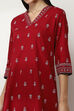 Navy Blue Cotton Printed Straight Kurta Set image number 1