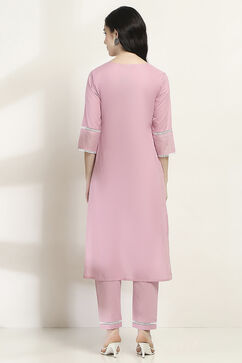 Lilac Cotton Straight SET image number 4