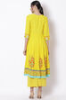 Yellow Viscose Kurta image number 5