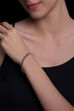 Oxidised Silver Metal Brass Bracelet image number 0