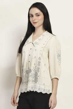 Natural Viscose Blend Straight Kurti image number 2