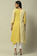 Yellow Rayon Staight Kurta image number 3