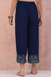Indigo LIVA Palazzo Pants image number 4