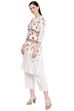 Off White Viscose Straight Kurta image number 2