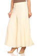 Off White Cotton Palazzo image number 2