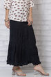 Teal Blue Cotton Skirt image number 3