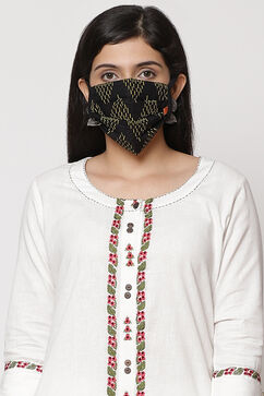 Black Viscose Rayon Mask image number 1