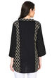 Black Straight Cotton Indie Top image number 4