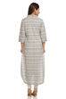Ecru Straight Cotton Kurta image number 4