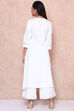 White Viscose A Line Suit Set image number 7
