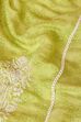 Light Green Polyester A-Line Printed Suit Set image number 3