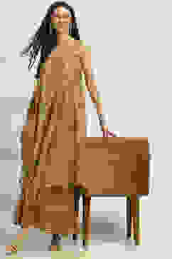 Yellow Poly Georgette Asymmetric Printed Kurta Sharara Suit Set image number 0