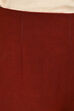 Maroon Cotton Slim Pants image number 4
