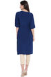 Indigo Straight Kurta image number 3