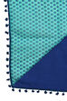 Turquoise Poly Cotton Scarf image number 2