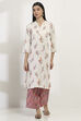 White Viscose Rayon Straight SET image number 6