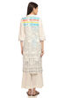 White Straight Cotton Kurta image number 5