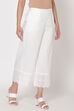Black Cotton Palazzo Pants image number 3