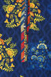 Indigo Straight Polyester Kurta image number 5
