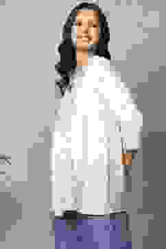 White Rayon Kalidar Tops image number 2