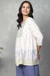 White Rayon Kalidar Tops image number 2