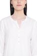 White Viscose Indie Top image number 1